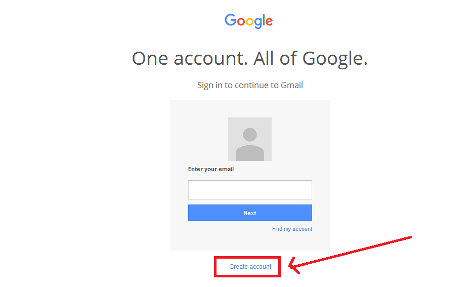 how to create gmail account