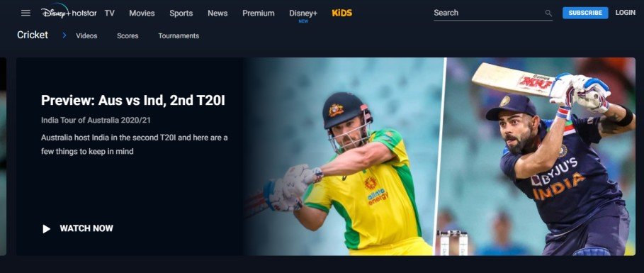 hotstar cricket apps