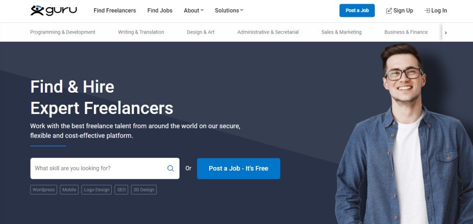 start freelancing in guru