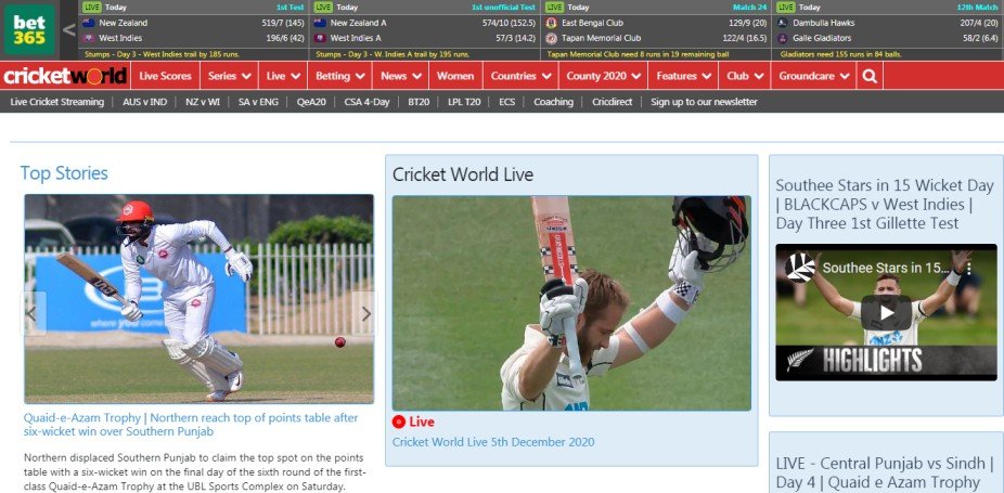 real time cricket score