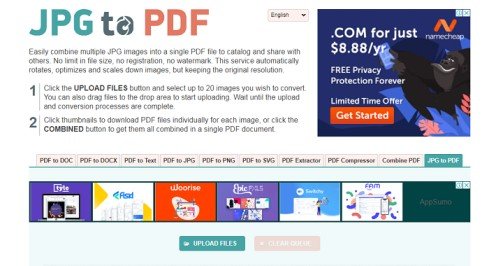 jpg to pdf free tools