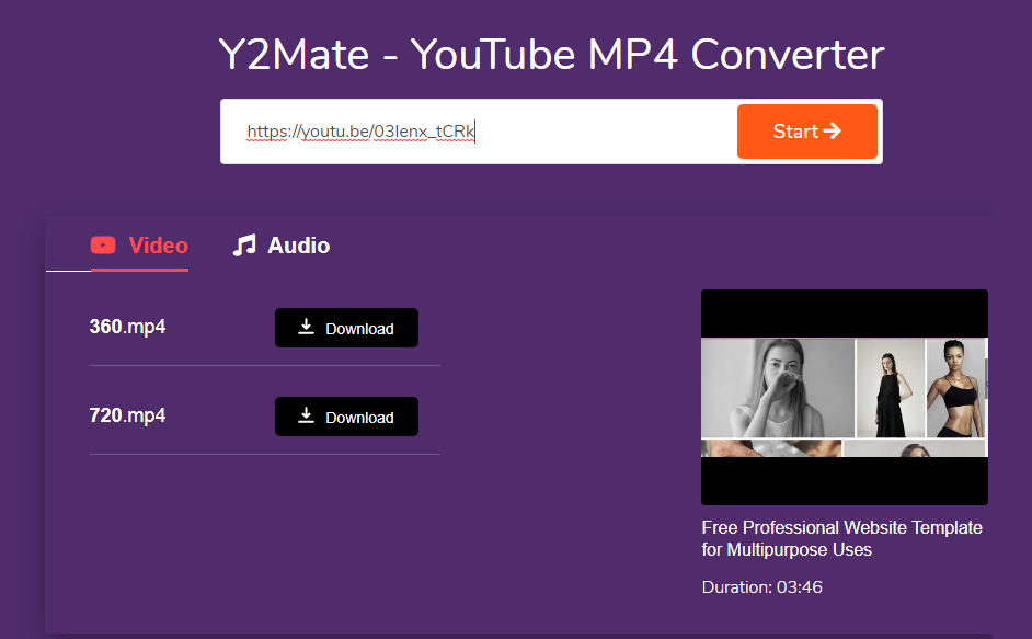 ytmp4 convert