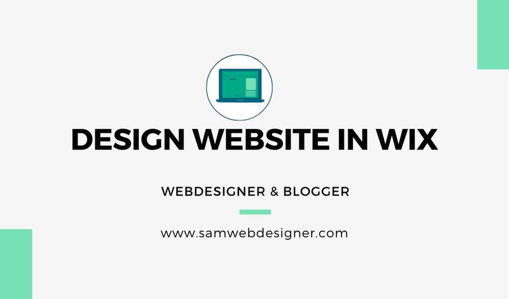how to design website in wix