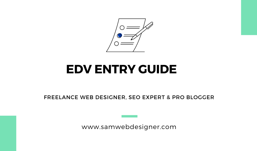 EDV Entry Guide – EDV Photo Requirement