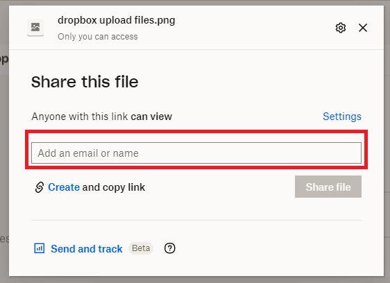 dropbox to dropbox share files