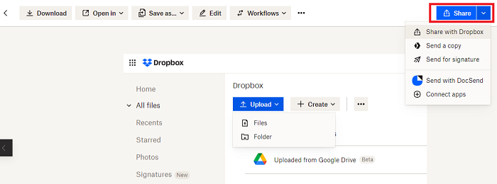 share dropbox