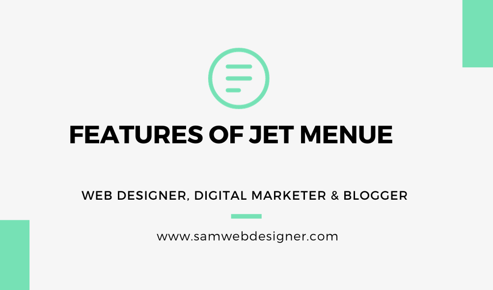 Features of JetMenu