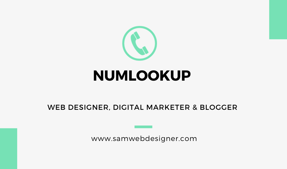 Features of NumLookUp